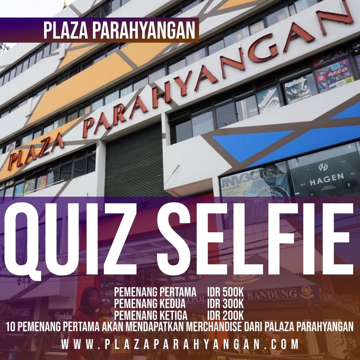 distro bandung QUIZ SELFIE INSTAGRAM @plazaparahyangan